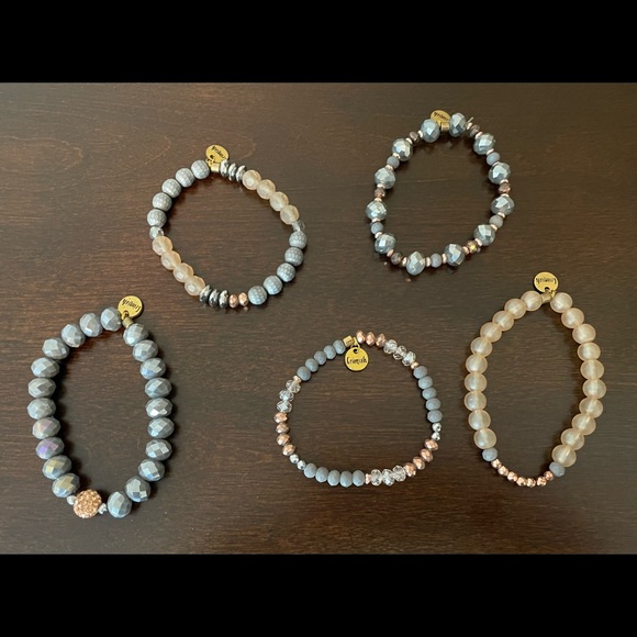 NWOT Erimish “Tart” Stack Bracelet Set - Picture 3 of 8